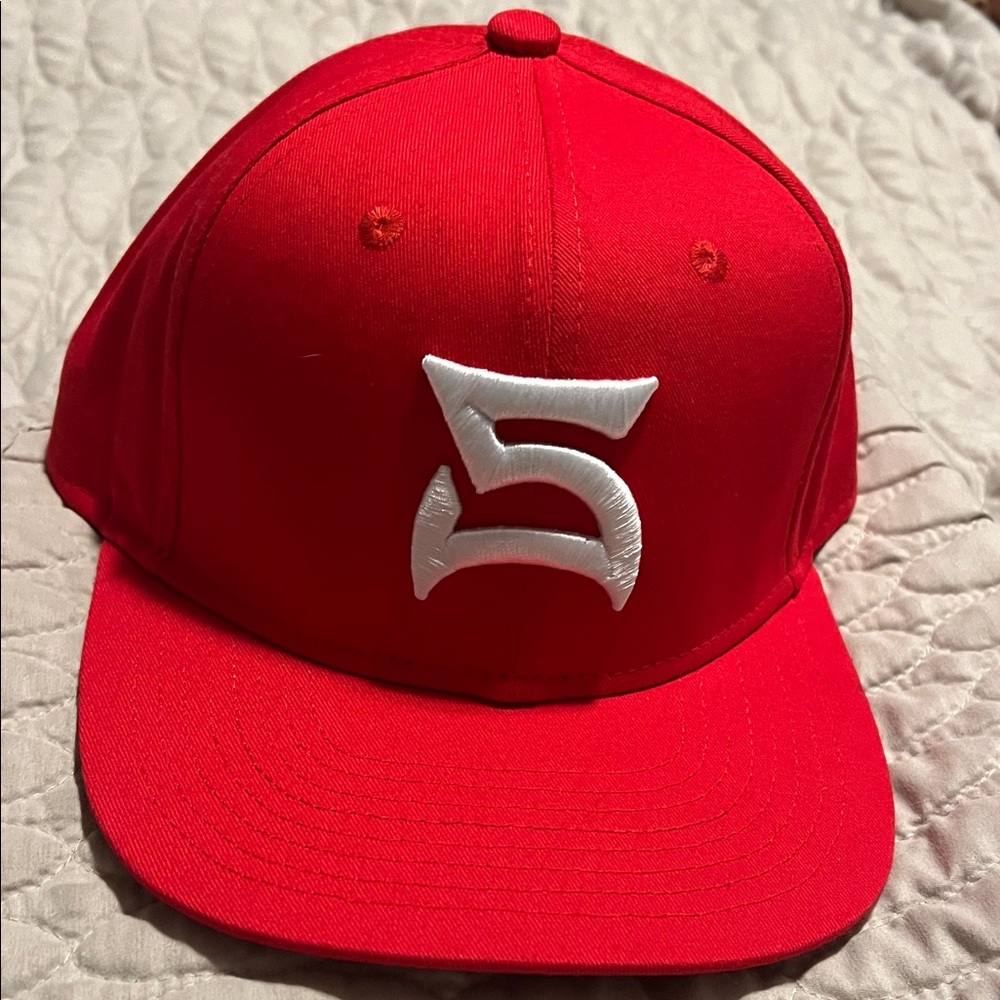 Red seks Cap with White Logo